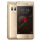 三星W2017 雙卡雙待 翻蓋4G手機 金色 電信(4G RAM+64G ROM)
